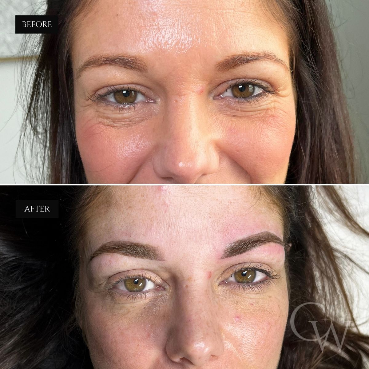 Charlie Walker Powder Brows Before and After 4